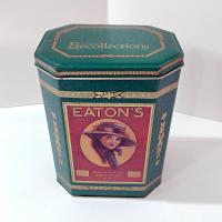 Vintage Eaton's Recollections Fall & Winter Catalog 1917-18 Coffee Tin, Eaton's Department Store Collectible Storage Box