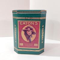 Vintage Eaton's Recollections Fall & Winter Catalog 1917-18 Coffee Tin, Eaton's Department Store Collectible Storage Box