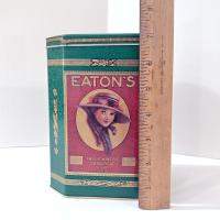 Vintage Eaton's Recollections Fall & Winter Catalog 1917-18 Coffee Tin, Eaton's Department Store Collectible Storage Box