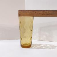 Vintage Hazel Atlas Eldorado Gold Flat Tumblers, Set of 4