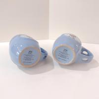 Elf on a Shelf Christmas Coffee Tea Mugs, Set of Two, Hot Chocolate Mugs with Slotted Spoon Holder Handles