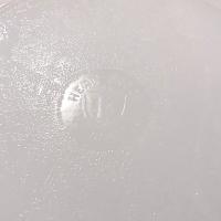 Vintage Federal Glass Moonglow Green Dinner Plates, Set of 4, MCM Iridescent Glass Plates