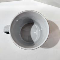 Vintage Gray Ceramic Snowflake Oversized Coffee Soup Mug