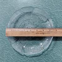 Vintage Arcoroc Fleur 7 1/2 Inch Luncheon Salad Plates, Set of 4