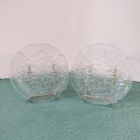 Vintage Dansk Floriform Cow Parsley 7 5/8" Plates, Set of Two