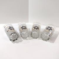 Vintage Cerve DeValbor Italy Highball Glasses, Set of Four, 1960's MCM Retro Barware