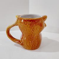 Vintage Fox Ceramic Coffee Tea Mug, Fox Figurative Mug