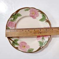 Vintage Franciscan Desert Rose Salad Dessert Plates, Set of Four