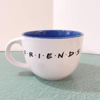 Vintage Friends TV Show Oversized Ceramic Coffee Mug, 24 Ounce XL Soup Mug
