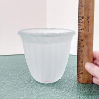 Vintage Ribbed Frosted Glass Lamp Light Shade, Bell Shaped Replacement Shade