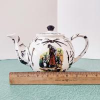 Vintage Paul Cardew Ceramic Teapot, God Bless the Gardener English Teapot