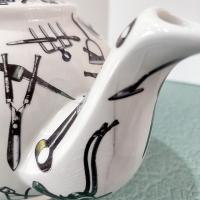 Vintage Paul Cardew Ceramic Teapot, God Bless the Gardener English Teapot