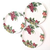 Vintage Royal Doulton Vintage Grape Salad Plate, Fruit Motif Plate, Doulton Everyday Chip Resistant Durable Plate