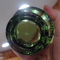Vintage Anchor Hocking Georgian Green Avocado 5 Ounce Flat Tumblers, Set of Two