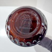 Vintage Large Glass Beer Growler, Ocean Pride Crab Beer Growler Bottle with Ceramic Rubber Gasket Lid