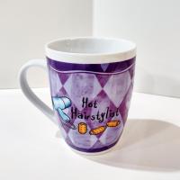 Vintage Hot Hairstylist Coffee Tea Mug, Hair Dresser Gift, History and Heraldry Mug Fine Porcelain