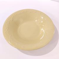 Vintage Home and Garden Party The Country Garden Collection Yellow Coupe Soup Cereal Salad Bowls, Set of Two