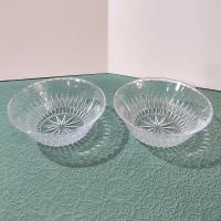 Vintage Princess House Royal Highlights Crystal Salad Dessert Bowls, Set of Two