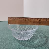 Vintage Princess House Royal Highlights Crystal Salad Dessert Bowls, Set of Two