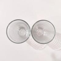 Vintage Libbey Hoops 16 Ounce Cooler Glasses / Tumblers, Set of 2, Ice Tea Glasses