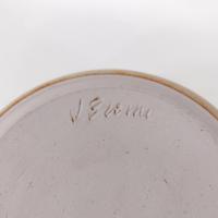 Vintage Ceramic Covered Bowl with Whimsical Camel Design, Janet Brome Animal Pottery