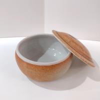 Vintage Ceramic Covered Bowl with Whimsical Camel Design, Janet Brome Animal Pottery