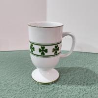 Shamrock Clover Irish Coffee Ceramic Mug, St. Patrick's Day Gift