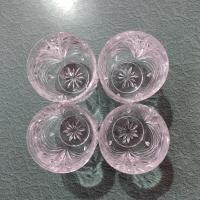 Vintage NEW JG Durand Madrigal Crystal Double Old Fashioned Glasses, Set of Four, Whiskey Glasses, Lowball Glasses, Rocks Glasses