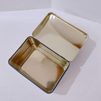 Vintage J & P Coats Thread Hinged Lid Tin Box, Decorative Metal Storage Container