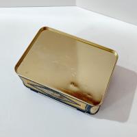 Vintage J & P Coats Thread Hinged Lid Tin Box, Decorative Metal Storage Container