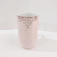 Always Be Kind Pink and Metallic Gold Ceramic Oversized Coffee Tea Mug