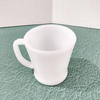Vintage Anchor Hocking Fire King White Milk Glass Coffee Tea Mug