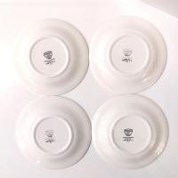 Vintage Edwin Knowles Royal Knowlton Plates, Set of Four, Bread and Butter Appetizer Plates