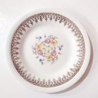 Vintage Edwin Knowles Royal Knowlton Plates, Set of Four, Bread and Butter Appetizer Plates