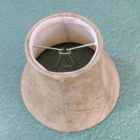 Vintage Faux Animal Leather Mini Bell Lamp Shade