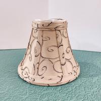 Vintage Swirl Victorian Style Fabric Mini Bell Lamp Shade