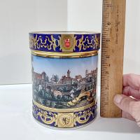 Vintage Lebkuchen-Schmitz Gingerbread Cookie Nurnberger Castle Tin, Nuremburg Germany Scene Decorative Storage Tin