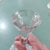 Vintage Crystal Candlestick Holders, Set of 2, Anchor Hocking Legacy Candle Stick Holders
