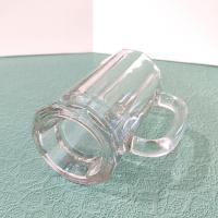 Vintage Libbey Heavy Weight Paneled Beer Mug, 16 Ounce Clear Glass Mug