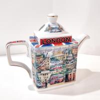 Vintage James Sadler City of London Teapot, Best of British Collection Tea Pot
