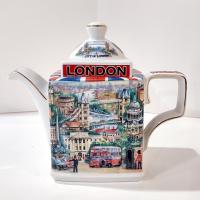 Vintage James Sadler City of London Teapot, Best of British Collection Tea Pot