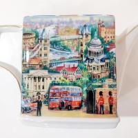 Vintage James Sadler City of London Teapot, Best of British Collection Tea Pot