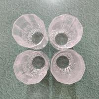 Vintage Cristal D'Arques Longchamp Crystal Highball Glasses, Set of Four, 8 Ounce Tumblers