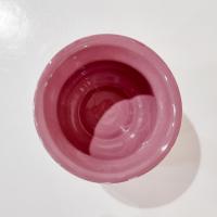 Vintage Ceramic Pink Marble Glaze Small Planter Pot