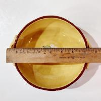 Vintage Artland Margaux Collection Ceramic Coupe Soup Bowls, Set of Two, Tuscan Style Handled Bowls