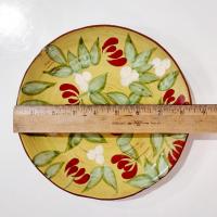 Vintage Artland Margaux Collection Ceramic Salad Dessert Appetizer Plates, Set of Two, Tuscan Style Servingware