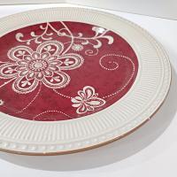 Vintage Pier One Maribeth Ironstone Floral Dinner Plate