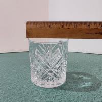 Vintage NEW Cristal D'Arques Durand Masquerade Crystal on the Rocks Glasses, Set of Two, Old Fashioned Whiskey Glasses, Lowball Glasses