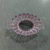 Vintage Heisey Crystolite Mayonnaise Bowl, Clear Pressed Glass Candy Nut Dish