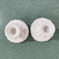 Vintage Colony Harvest Milk Glass Candlestick Holders, Set of Two